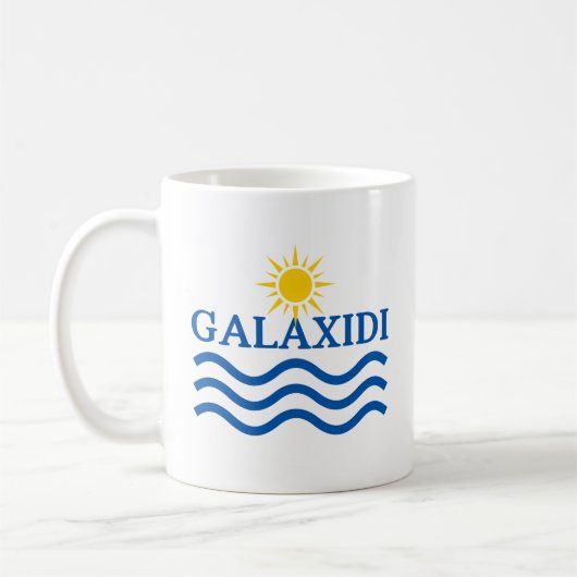 Mug GALAXIDI Grèce, Sun Waves (Gauche)