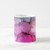 Mug Galaxie - art abstrait d'encre (Centre)