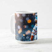 Mug Galaxie Astronaute Bokeh (Devant gauche)