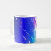 Mug Galaxie bleue céleste et rose (Devant gauche)