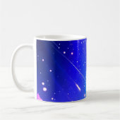 Mug Galaxie bleue céleste et rose (Gauche)