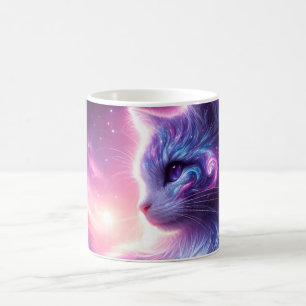 Mug Galaxie Cosmique Féline Mystique Céleste