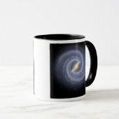 Mug Galaxie de la Voie Lactée (annotée) (Devant droit)