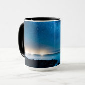 Mug Galaxie de manière laiteuse au-dessus des bateaux (Devant gauche)
