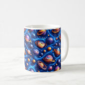 Mug Galaxie des planètes de lune (Devant droit)
