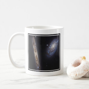 Mug Galaxie Edge-On Ngc 4302 & Galaxie Tilted Ngc 4298