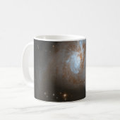Mug Galaxie en interaction avec Hubble NGC 3256 (Devant gauche)