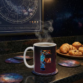 Mug Galaxie iridescente : Lettre holographique cosmiqu
