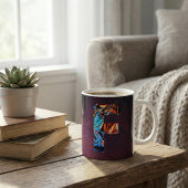 Mug Galaxie iridescente : Lettre holographique cosmiqu