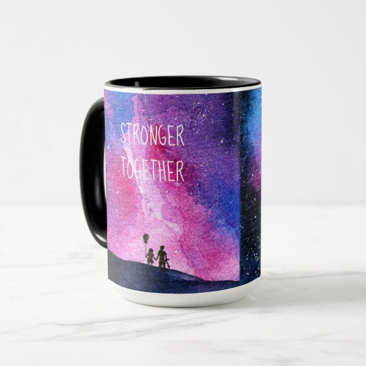 Mug Galaxie plus forte (Devant gauche)