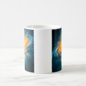 Mug Galaxie spirale dorée Astronaute Science-fiction E (Centre)