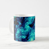 Mug Galaxie turquoise (Devant gauche)