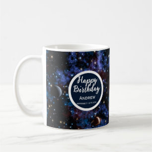Mug Galaxies colorées, étoiles et planètes
