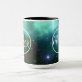 Mug Galaxy Cosmos Espace Good Vibes seulement Typograp (Centre)