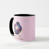 Mug Galaxy Mama & Child Silhouette Moon Art (Devant gauche)