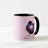 Mug Galaxy Mama & Child Silhouette Moon Art (Devant droit)