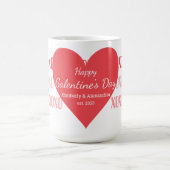 Mug Galentine's Day Personalized Pink and Red (Centre)