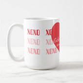 Mug Galentine's Day Personalized Pink and Red (Gauche)
