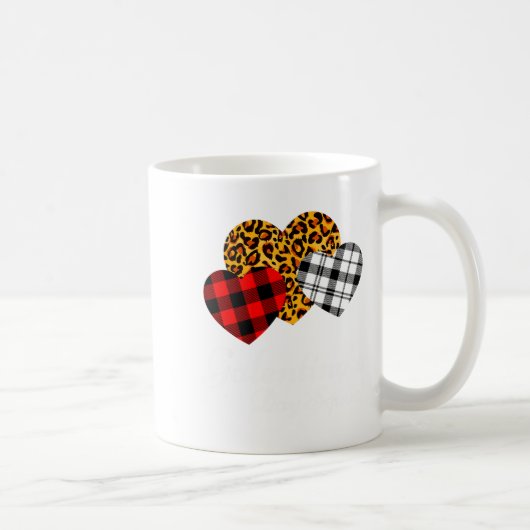 Mug Galentines Day Squad Valentines Hearts Love Leopar (Droite)
