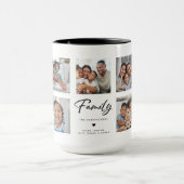 Mug Galerie de 9 photos multi personnalisée pour la fa (Centre)