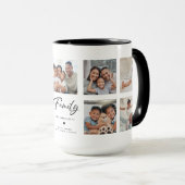 Mug Galerie de 9 photos multi personnalisée pour la fa (Devant droit)