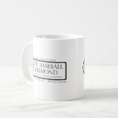 Mug Galerie de Mallory de diamant de base-ball (Devant gauche)