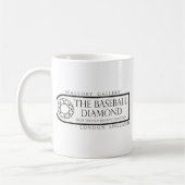 Mug Galerie de Mallory de diamant de base-ball (Gauche)