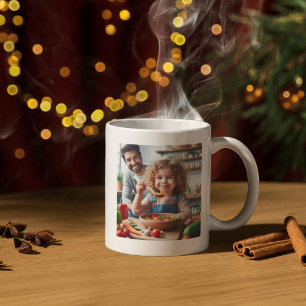 Mug Galerie personnalisée de deux images et texte