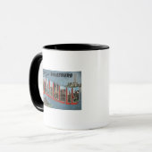 Mug Galesburg, Illinois - Scènes de grandes lettres (Devant gauche)