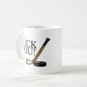 Mug Galet vous bâton de hockey et galet (Devant gauche)