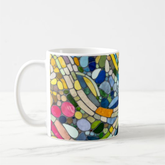 Mug Galets colorés Art Mosaïque (Gauche)