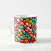 Mug Galets de mer colorés (Devant gauche)