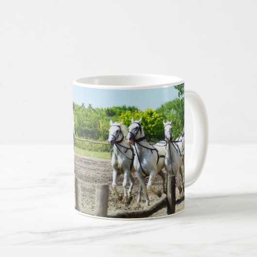 Mug Galloping chevaux animaux (Devant droit)