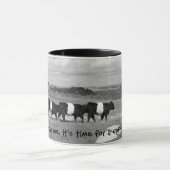 Mug Galloway ceinturé trois par jeunes. "Suivez-moi " (Centre)