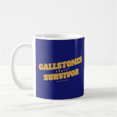 Mug Gallstones Survivor Fun Gallbladder Chirurgie (Gauche)