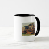 Mug Galoper de quatre jockeys (Devant droit)