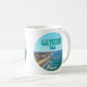 Mug Galveston Texas Pier Shore Vintage (Devant droit)