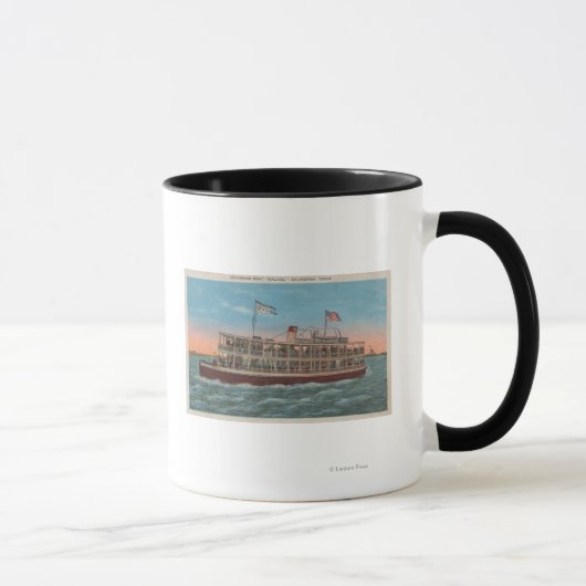 Mug Galveston, TX - Vue du Galvez (Droite)
