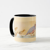 Mug Gambrel's Quail Painting Original Bird Art (Devant gauche)