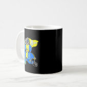 Mug Game Day Football Team Srit Checkered Blue & G (Devant gauche)