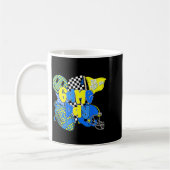 Mug Game Day Football Team Srit Checkered Blue & G (Gauche)