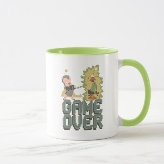 Mug "Game Over" Cadet de l'espace et Dodgers de canard (Droite)