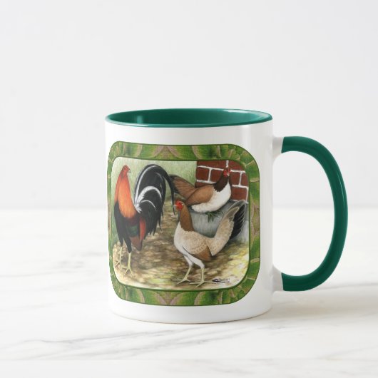 Mug Gamefowl à la ferme (Droite)