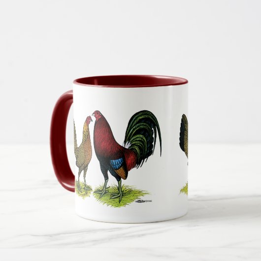 Mug Gamefowl Pair (Devant gauche)