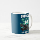 Mug Gamer 18e anniversaire déverrouillé Niveau suivant (Devant droit)