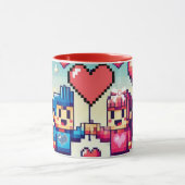 Mug Gamer 8 bit Saint-Valentin  (Centre)