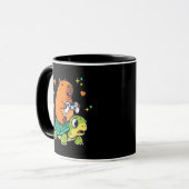 Mug Gamer Capybara Riding a Turtle Kawaii Animal  (Devant gauche)