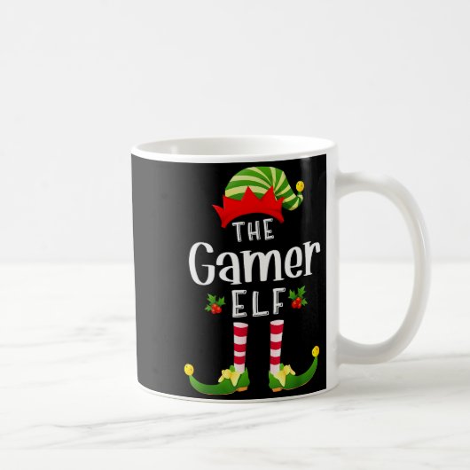 Mug Gamer Christmas Elf Matching Pajama X-mas Party  (Droite)