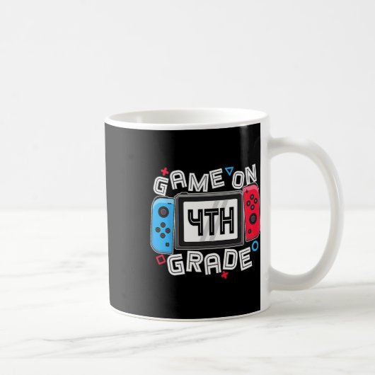 Mug Gamer Ck To School Funny Game On 4th Grade Kids Bo (Droite)