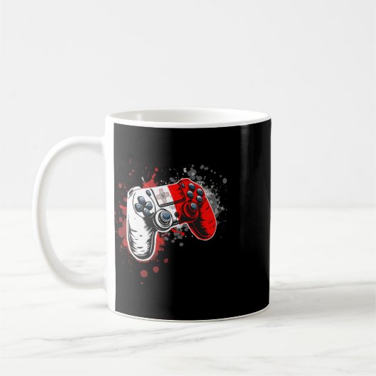 Mug Gamer Controller With Malta Flag (Gauche)